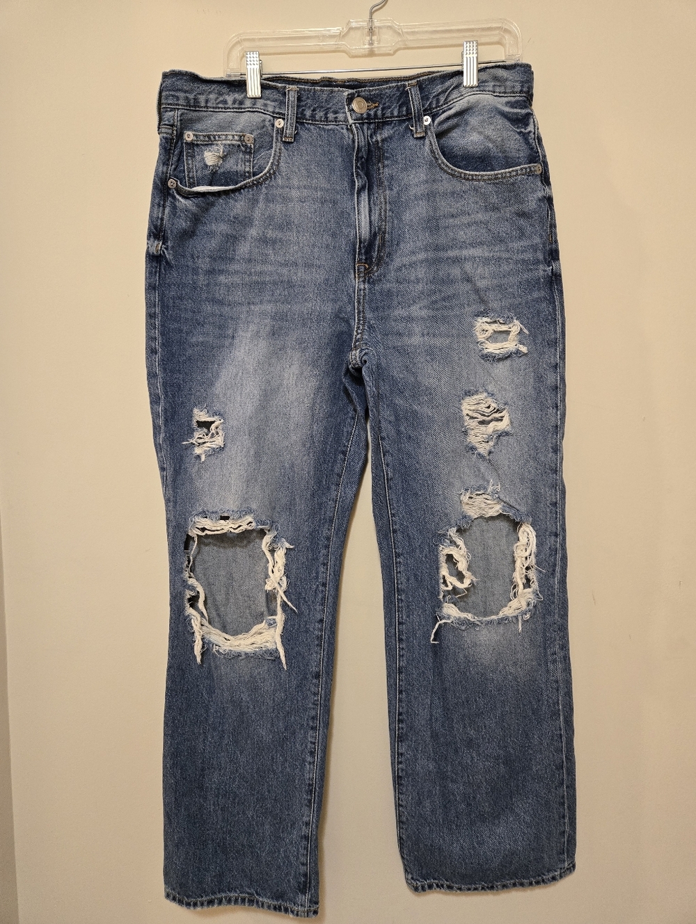 Aero Distressed Blue Jeans